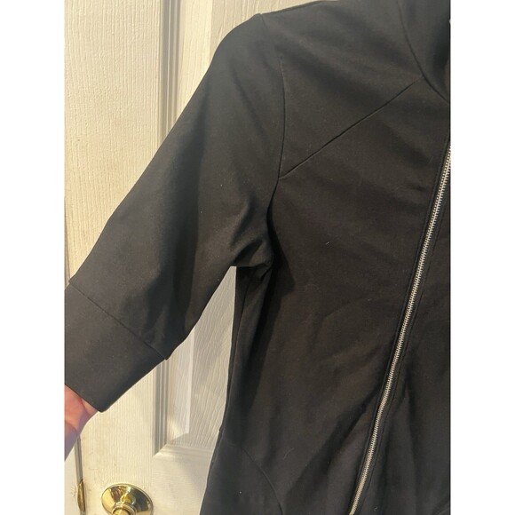 Prairie Underground zip dress Womens M Zip Front Bodycon Pockets USA Grunge Goth - Picture 4 of 8